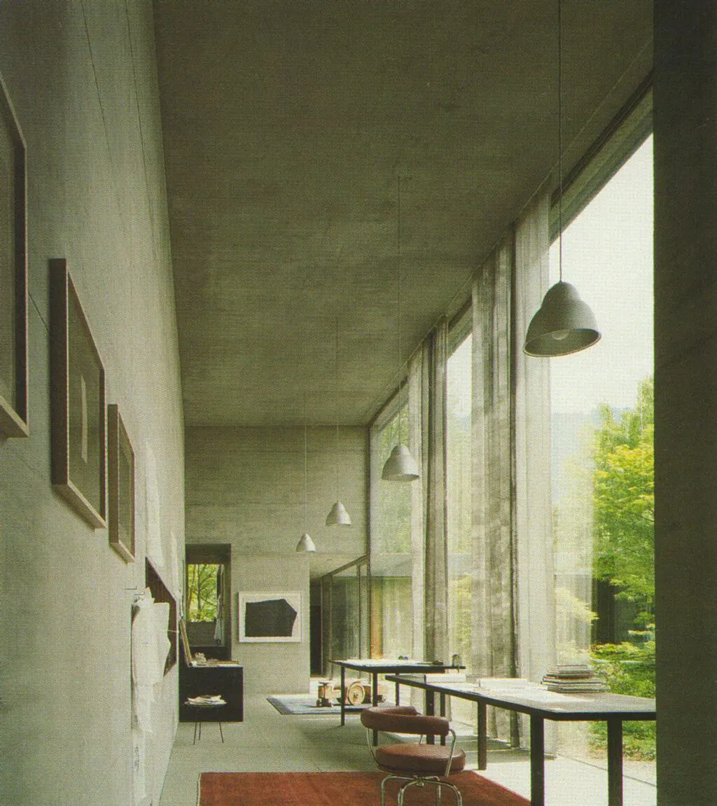 Espacios interiores - Casa Haldenstein Vista interior
