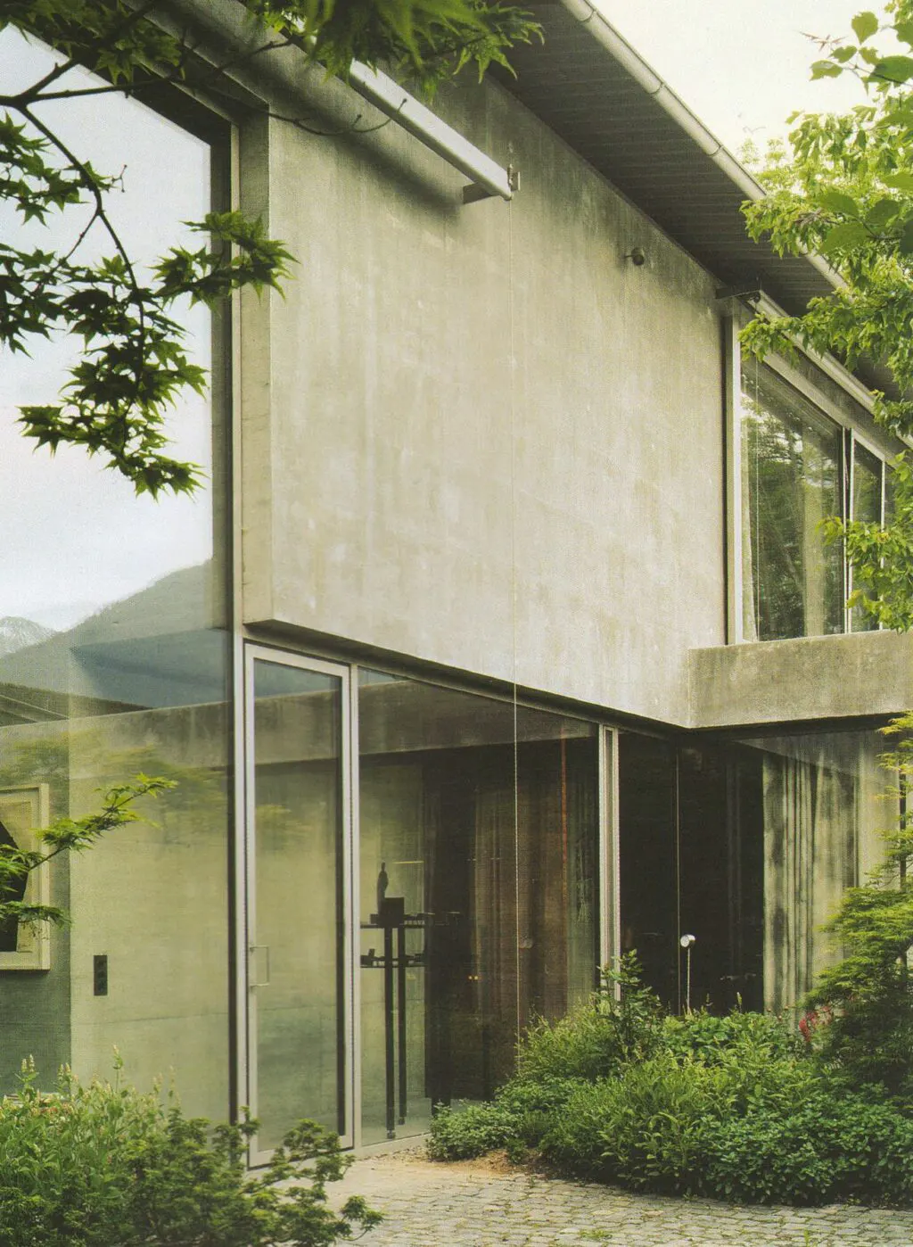 Textura material - Casa Haldenstein Detalle constructivo