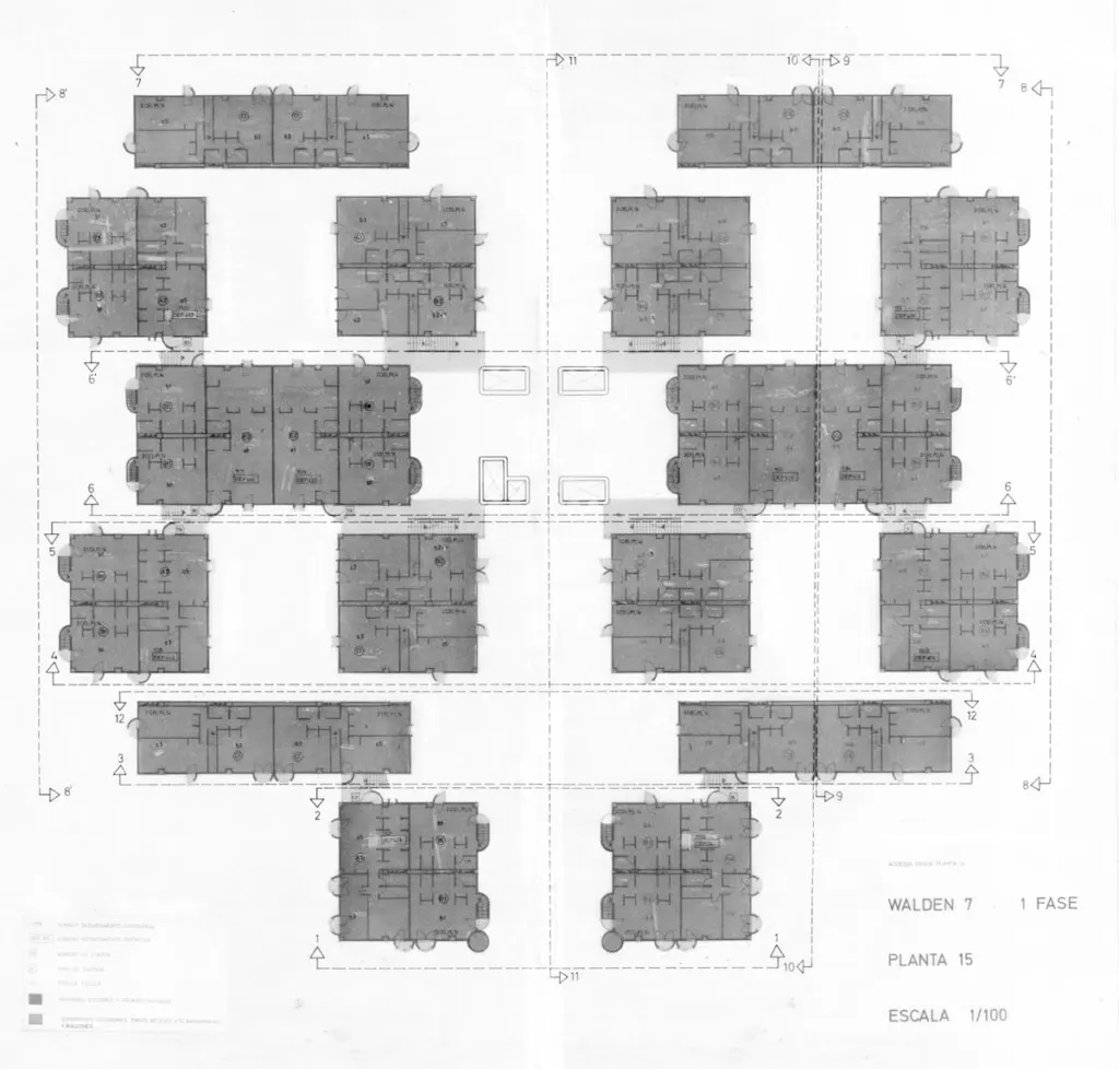 Walden 7 – Planta tipo modular Walden 7 – planta tipo modular