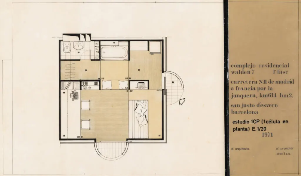 Walden 7 – Tipología vivienda Walden 7 – tipología vivienda